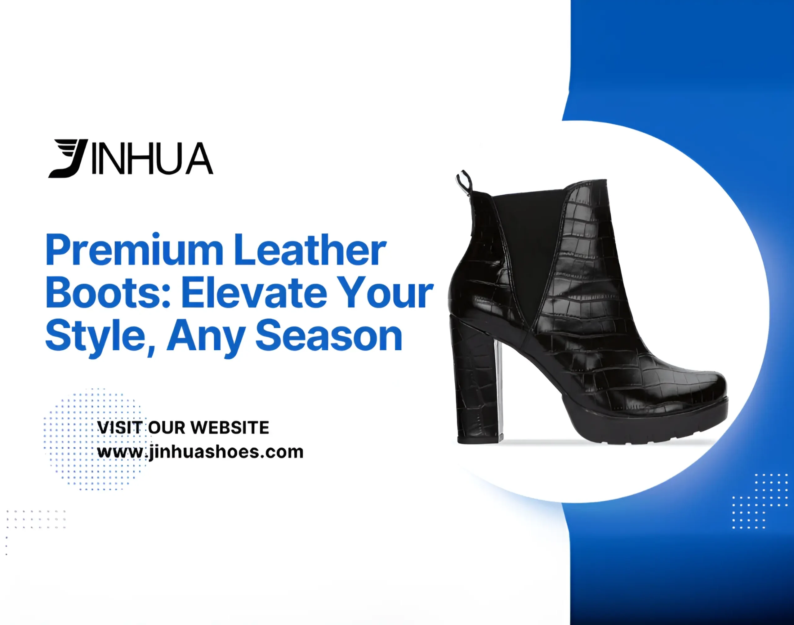 Stivali in pelle di alta qualità Elevano il tuo stile in ogni stagione JINHUA SHOES